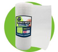 Bubble Wrap Premium Quality Material for Fragile Items, House Moving, Storage & Shipping, Environmentally Friendly and Cost Effective (500mm x 10M)
