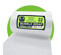 Bubble Wrap Premium Quality Material for Fragile Items, House Moving, Storage & Shipping, Environmentally Friendly and Cost Effective (300mm x 22M)