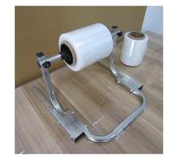 Bubble Wrap Roll Dispenser,Tabletop Manual Cushion Foam Holder, Stretch Film Packing Rack,with Adjustable Wooden Baffle,50kg Load Capacity