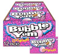 BUBBLE YUM Bubble Gum (Original, 10-Piece Packages, Pack of 24) by Bubble Yum