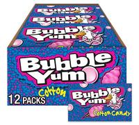 Bubble Yum Cotton Candy Bubble Gum (Pack of 12)