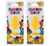 BUBBLEBABY Lemon Fragranced 3D/Vent Clip Car Vent Air Freshener And Odour Eliminator (Pack of 2)