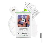 BUBBLEBEE INDUSTRIES Lapel Mic Hiding Kit for Sony ECM V1 - Includes Accessories for Hiding, Noise & Wind Reduction, and Case - Perfect for Content Creators, Videographers, and Filmmakers.
