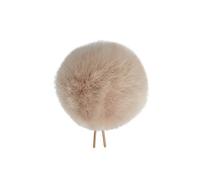 Bubblebee Industries The Windbubble Lavalier Windscreen, Beige, Size 4 (8-13mm) - Reduces Wind Noise - Compatible with Sennheiser MKE 2, MicBooster Clippy EM272, Shure WL183