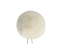 Bubblebee Industries The Windbubble Lavalier Windscreen, Off-White, Size 4 (8-13mm) - Reduces Wind Noise - Compatible with Sennheiser MKE 2, MicBooster Clippy EM272, Shure WL183