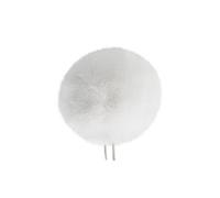 Bubblebee Industries The Windbubble Lavalier Windscreen, White, Size 4 (8-13mm) - Reduces Wind Noise - Compatible with Sennheiser MKE 2, MicBooster Clippy EM272, Shure WL183
