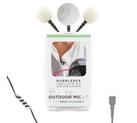 Bubblebee Outdoor Mic Cover Kit for RODE Lavalier II & RODE Wireless Pro Accessories -Wind Reduction Dead Cat Mic Windscreen Cover -Content Creators, Videographers, Audio Engineers & Filmmakers, White