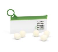 Bubblebee The Microphone Foam For Lavalier Mics - Large, White - 5-Pack