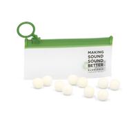 Bubblebee The Microphone Foam For Lavalier Mics - Medium, White - 10-Pack