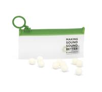 Bubblebee The Microphone Foam For Lavalier Mics - Small , White - 10-Pack