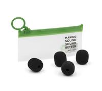Bubblebee The Microphone Foam For Lavalier Mics - Xl, Black - 4-Pack