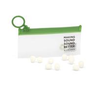 Bubblebee The Microphone Foam For Lavalier Mics - Xs, White - 10-Pack
