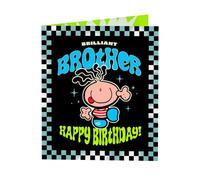 Bubblegum | Birthday Card for Brother | Character with Tongue Out Design