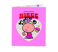 Bubblegum | Birthday Card for Niece | Girl with Cupcake Design