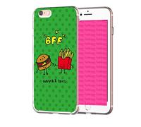 Bubblegum Cases for iPod Touch 5th & 6th Generation BEST FRIENDS Funny Food Love Romantic Case Cover (Burger & Chips)
