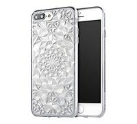BubbleGum Cases iphone Case Luxury CRYSTAL DIAMOND Pattern TPU Soft Silicone Back Cover For All iphone Models (iPhone 7 7s, Clear)