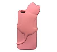 BubbleGum® for iPhone Models PINK FUN 3D Case Collection - Tpu Protective Soft Gel Artistic Case Cover (iPhone 7+/ iPhone 8+,Cat Peekaboo)