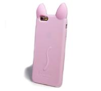 BubbleGum® for iPhone Models PINK FUN 3D Case Collection - Tpu Protective Soft Gel Artistic Case Cover (iPhone 6 6s, Cat Ears)
