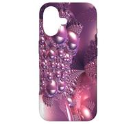 Bubblegum Fractal Non-Euclidean Geometry Abstract Art Case for iPhone 17