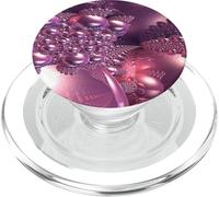 Bubblegum Fractal Non-Euclidean Geometry Abstract Art PopSockets PopGrip for MagSafe
