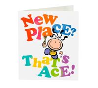 Bubblegum | New Home Card | With Envelope | Greeting Card | House Warming | Her/Him | 15.9 x 18.4cm