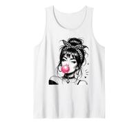 Bubblegum Punk Girl Retro Rockabilly Aesthetic Tank Top