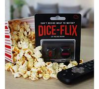 Dice-Flix TV Decider Dice - On-Demand TV Menu Navigational Tool - Fun Dice Set Gadgets - Roll The Dice To Decide What To Watch