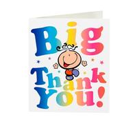 Bubblegum | Thank You Card | With Envelope | Greeting Card | Appreciation Cards | Her/Him | 15.9 x 18.4cm