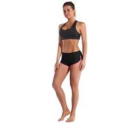 BUBBLELIME Women Booty Pockets Yoga Shorts Sexy Butt-Lifting Workout Pants, Black_pink, XS