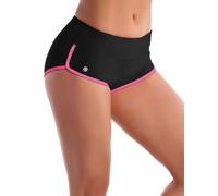 BUBBLELIME XS-XXL Sexy Booty Yoga Shorts Running Shorts Women Exercise Workout Fitness Active Wicking UPF30+ Yoga Tummy Control, Booty Shorts Black_pink, S