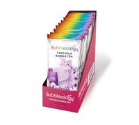 Bubbleology Taro Milk Bubble Tea Kit (Pack of 10) Boba Tea Kit with Tapioca Pearls | Makes 10 Bubble Teas | Each Kit Contains: 1x Taro Blend, 1x Tapioca Pearls, 1x Large Straw | Just Add Milk