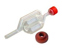 Bubbler Airlock & Grommet - Air Lock for Bucket Fermenters. Beer Wine Cider Mead