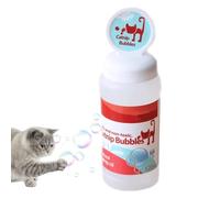 Bubbles for Cats - Catnip Soap Bubbles Indoor Outdoor Cat Toys - Toy with Catnip Flavour Large Capacity Safe, for Home Lawn Yard