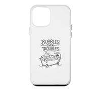 Bubbles over Troubbles Funny Soap Making Cold Process Shirt Case for iPhone 12 mini