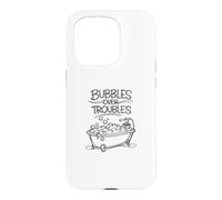 Bubbles over Troubbles Funny Soap Making Cold Process Shirt Case for iPhone 15 Pro