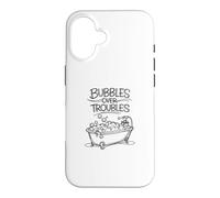 Bubbles over Troubbles Funny Soap Making Cold Process Shirt Case for iPhone 16