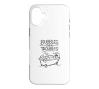 Bubbles over Troubbles Funny Soap Making Cold Process Shirt Case for iPhone 16 Plus