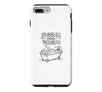 Bubbles over Troubbles Funny Soap Making Cold Process Shirt Case for iPhone 7 Plus/8 Plus