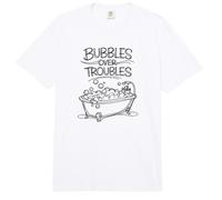 Bubbles Over Troubbles Funny Soap Making Cold Process Shirt Comfort Colors Adult Heavyweight T-Shirt