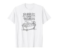 Bubbles Over Troubbles Funny Soap Making Cold Process Shirt T-Shirt