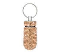Bubbles Small Pill Holder Aluminium Alloy Box Practical Pill Container for Outdoor Travel and Daily Amenities