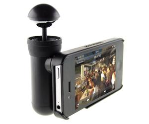 Bubblescope 360 Degree Optical Camera Lens with Case for iPhone 4/4S - Black