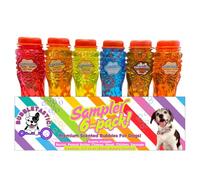 Bubbletastic Dog Bubble Sampler 6 Pack, Six Different Dog Bubble Scents, Total 12 oz