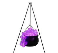 Bubbling Cauldron Kit Light Up Witches Bubbling Cauldron Outdoor Large Witches Cauldron Hanging Bubbling Cauldron Halloween Decorations Halloween Bubble Cauldron Pot Spooky Vintage Decor For Halloween
