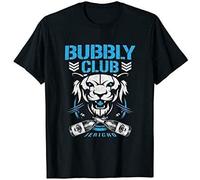 Bubbly Club Chris Aew Njpw Jericho Bit of The Bubbly Parody T-Shirt Retro O Neck Tee Shirt(X-Large)