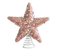 Bubbly Sequin Star for Treetops and Decorative Displays During the Festive Season A Must Have Accessory (18cm-pink)