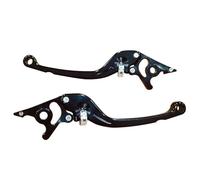 BUBEFSKD 1 Pair Motorcycle Clutch Brake Handle Levers Fit Most Model Motorbike Scooters Lever Modification Motorcycle Black Left Clutch Lever