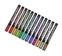 BUBEFSKD 12Pcs Metallic Marker Pens Scrapbook For Scrapbooking Scrapbook Accessories For Card Making Paint Metallic Pen For Art