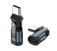 BUBEFSKD 180° Rotatable USB C To Adapter 240W Fast Charging 480Mbps Compatible For Phone Laptop Tablet Quick Device Powering E MARK Chip USB Adapter Safe Charging
