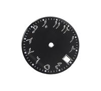 BUBEFSKD 28.5mm Diameter Replacement Watch Face Arabic Numbers Dials for Mechanism Repair Part Watch Movement Accessories